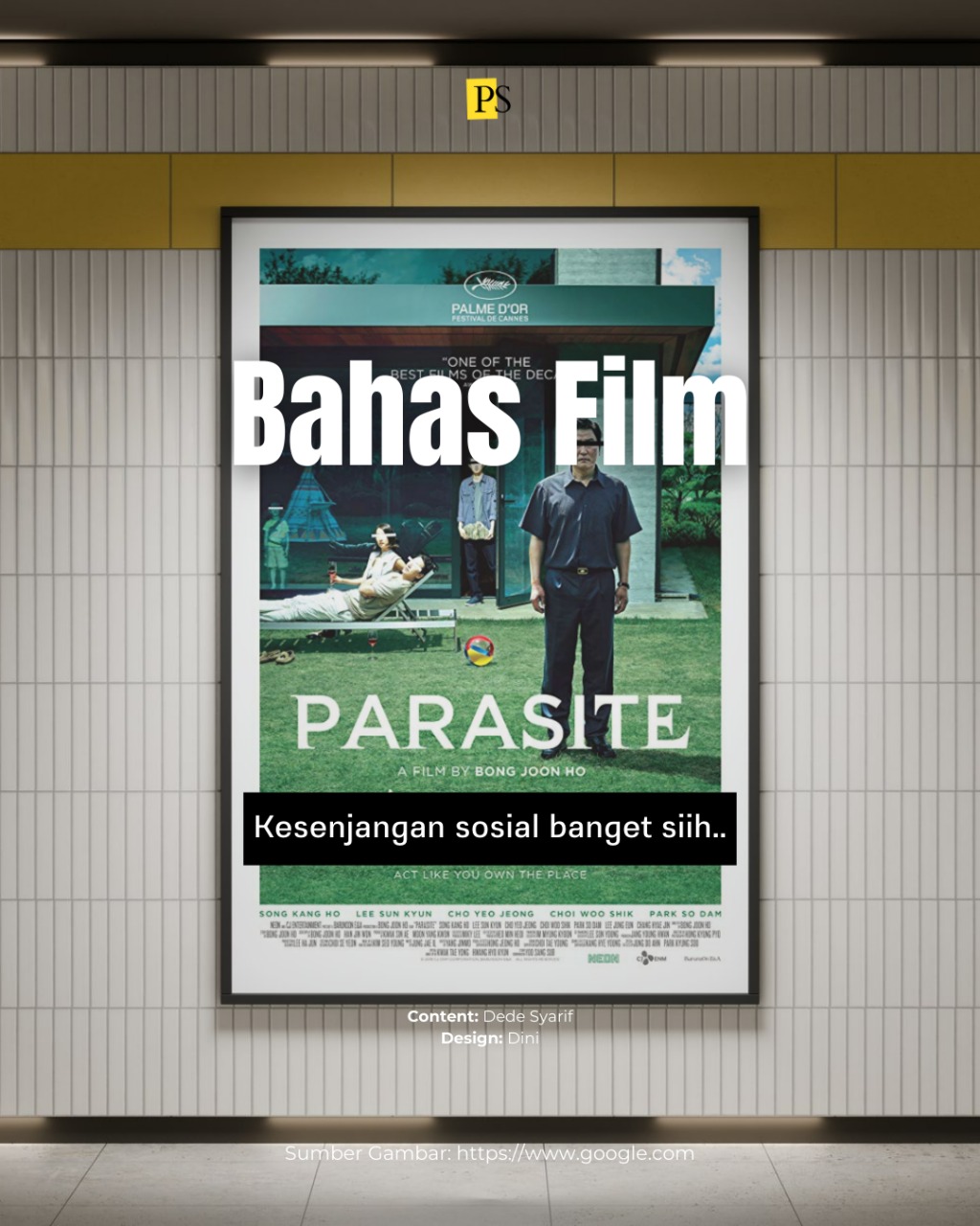 Sosiologi Film: Parasite, Potret Kesenjangan Sosial yang Gak bisa Dibohongi