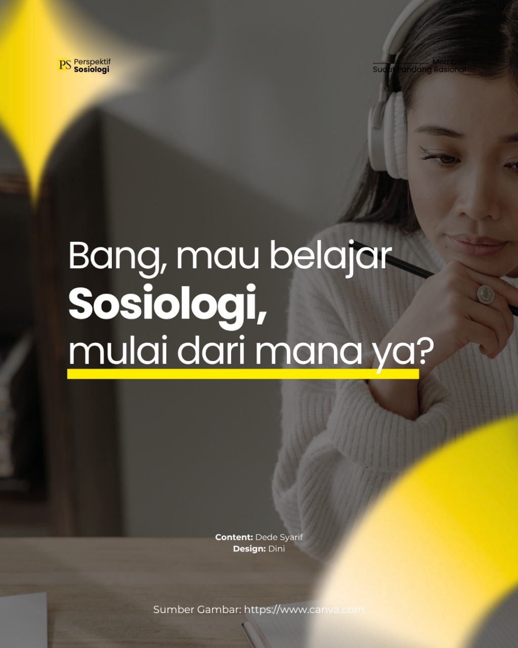 Bang mau belajar Sosiologi, mulai dari mana?