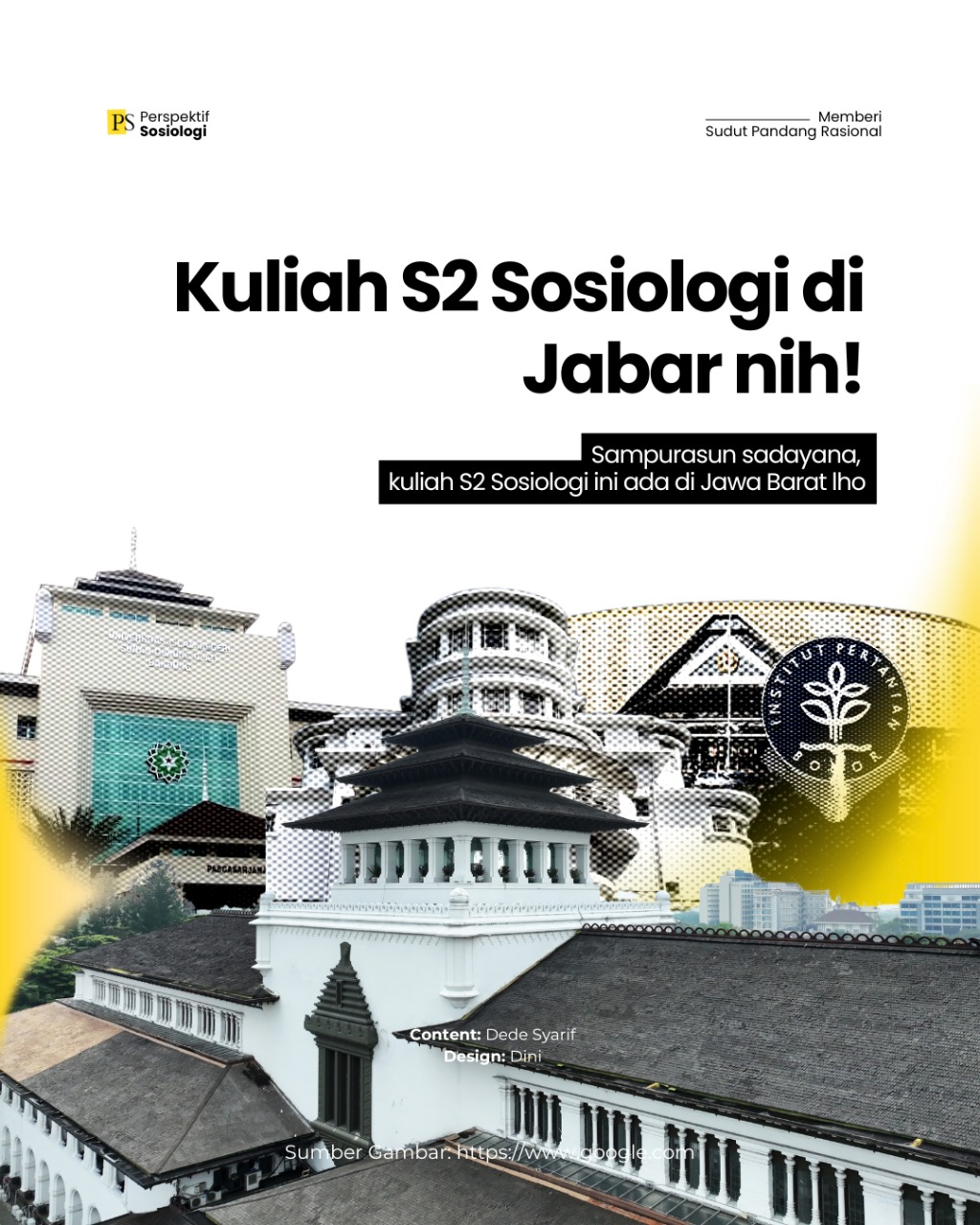 Rekomendasi Kampus S2 Sosiologi di Jawa Barat