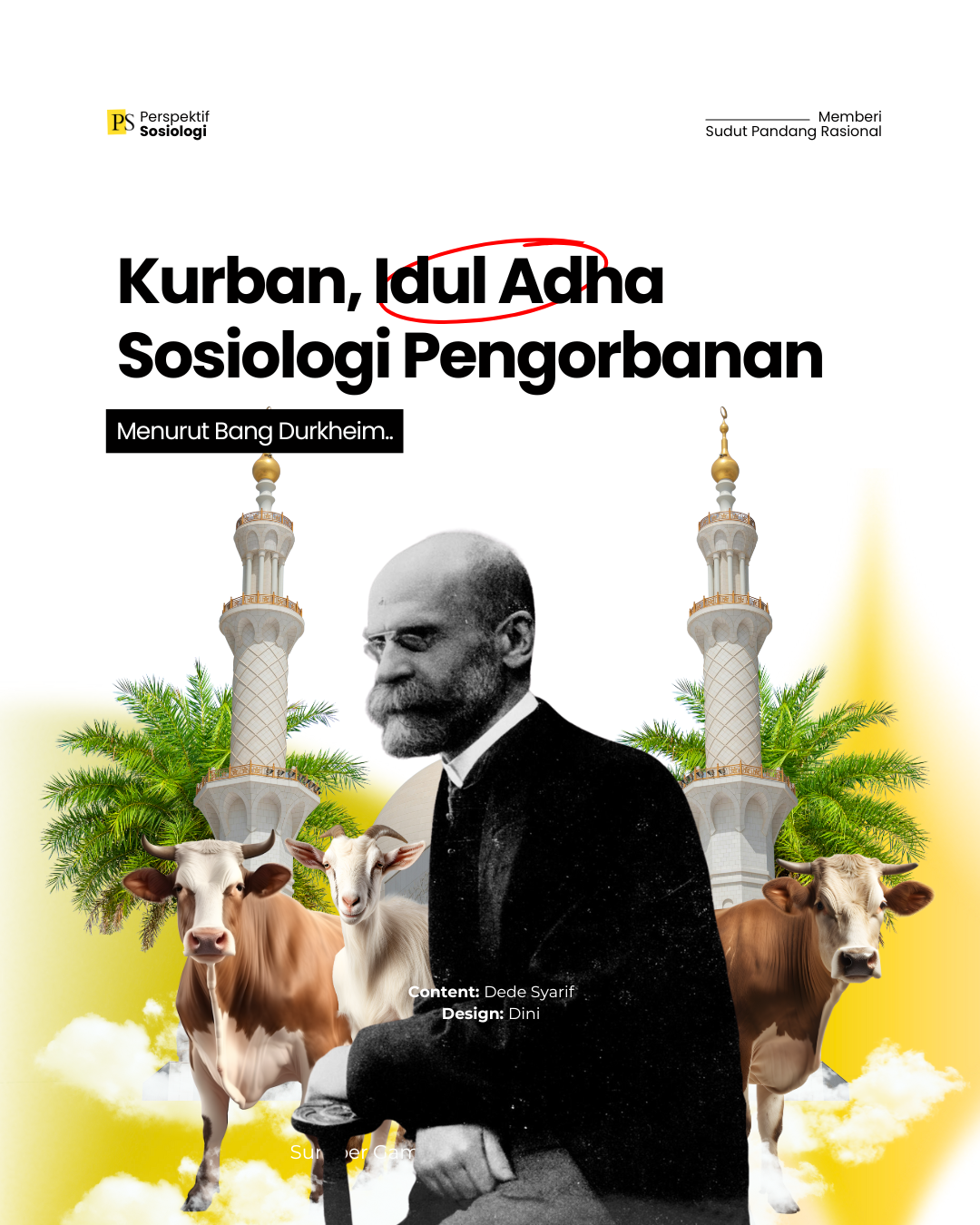 Kurban, Iduladha, dan Sosiologi Pengorbanan Menurut Émile Durkheim