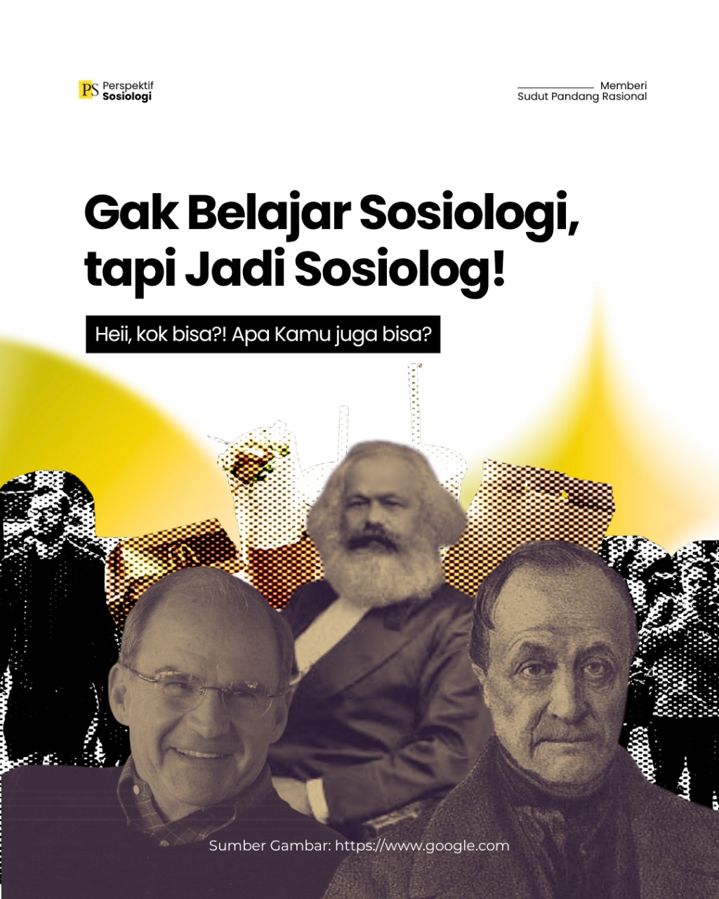 Tak Pernah Belajar Sosiologi, Kok Bisa Jadi Sosiolog?