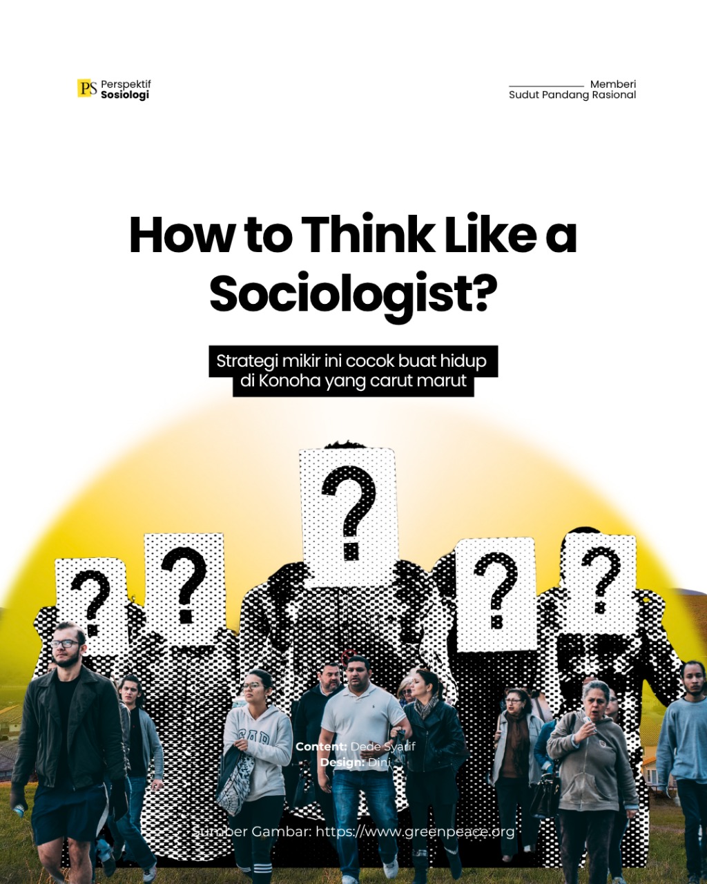 Bagaimana Berpikir ala Sosiolog?