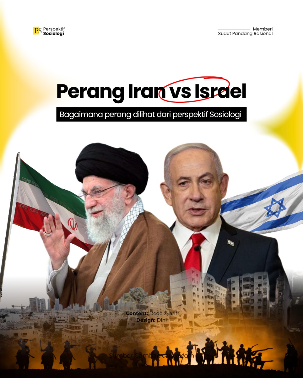 Melihat Perang Iran vs Israel dari Perspektif Sosiologi
