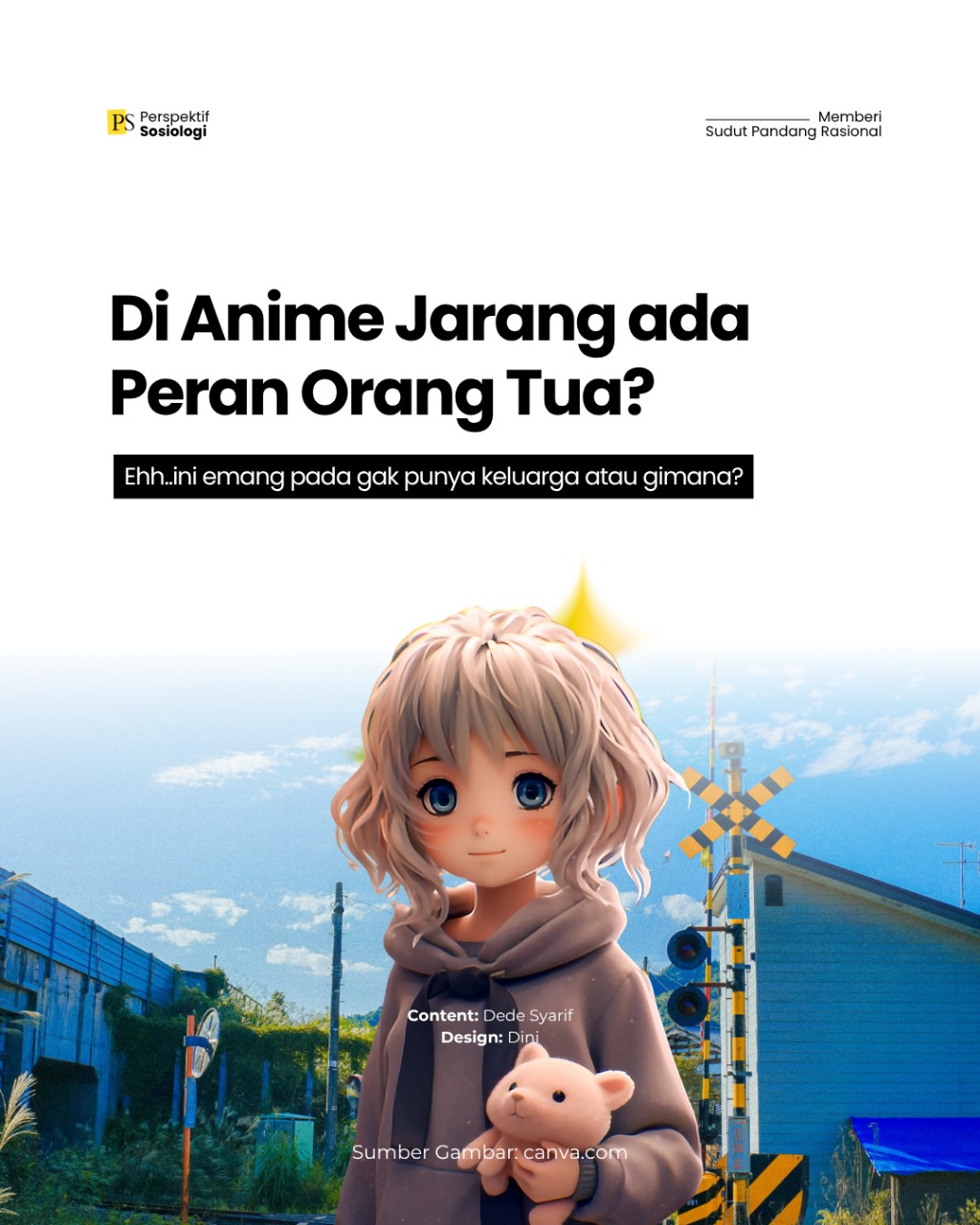 Ke Mana Perginya Orang Tua di Anime? Sebuah Tinjauan Sosiologis atas Minimnya Representasi Tokoh Dewasa