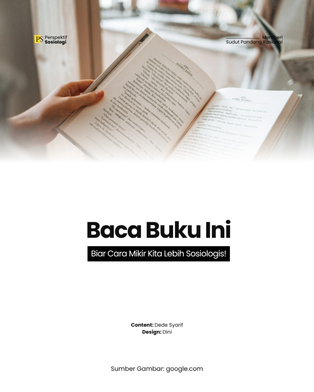 Biar Cara Berpikirmu Lebih Sosiologis: Tiga Buku, Tiga Lensa Kritis