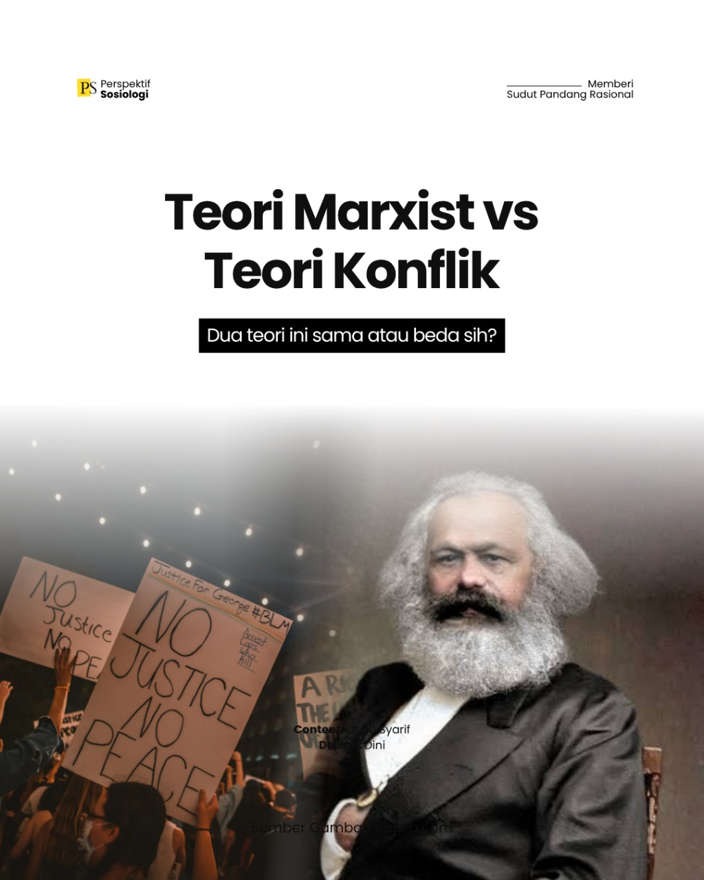 Teori Konflik vs Teori Marxist: Sama Apa Beda?