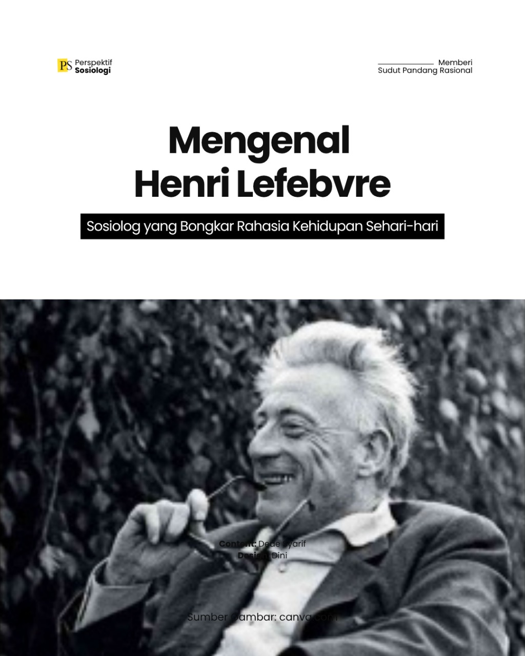 Henri Lefebvre: Pemikir Marxis dan Teori-Teorinya tentang Ruang dan Kehidupan Sehari-Hari