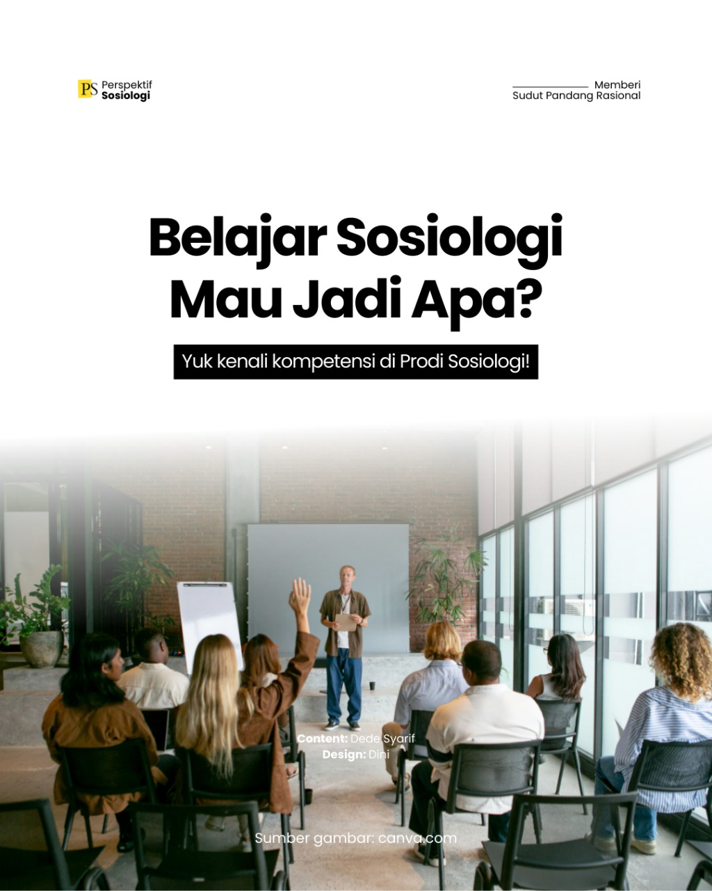Belajar Sosiologi Mau Jadi Apa?