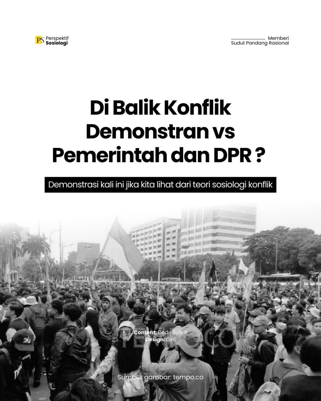 Demonstrasi dan Teori Konflik Lewis A. Coser: Membaca Ulang Relasi Pemerintah, DPR, dan Rakyat