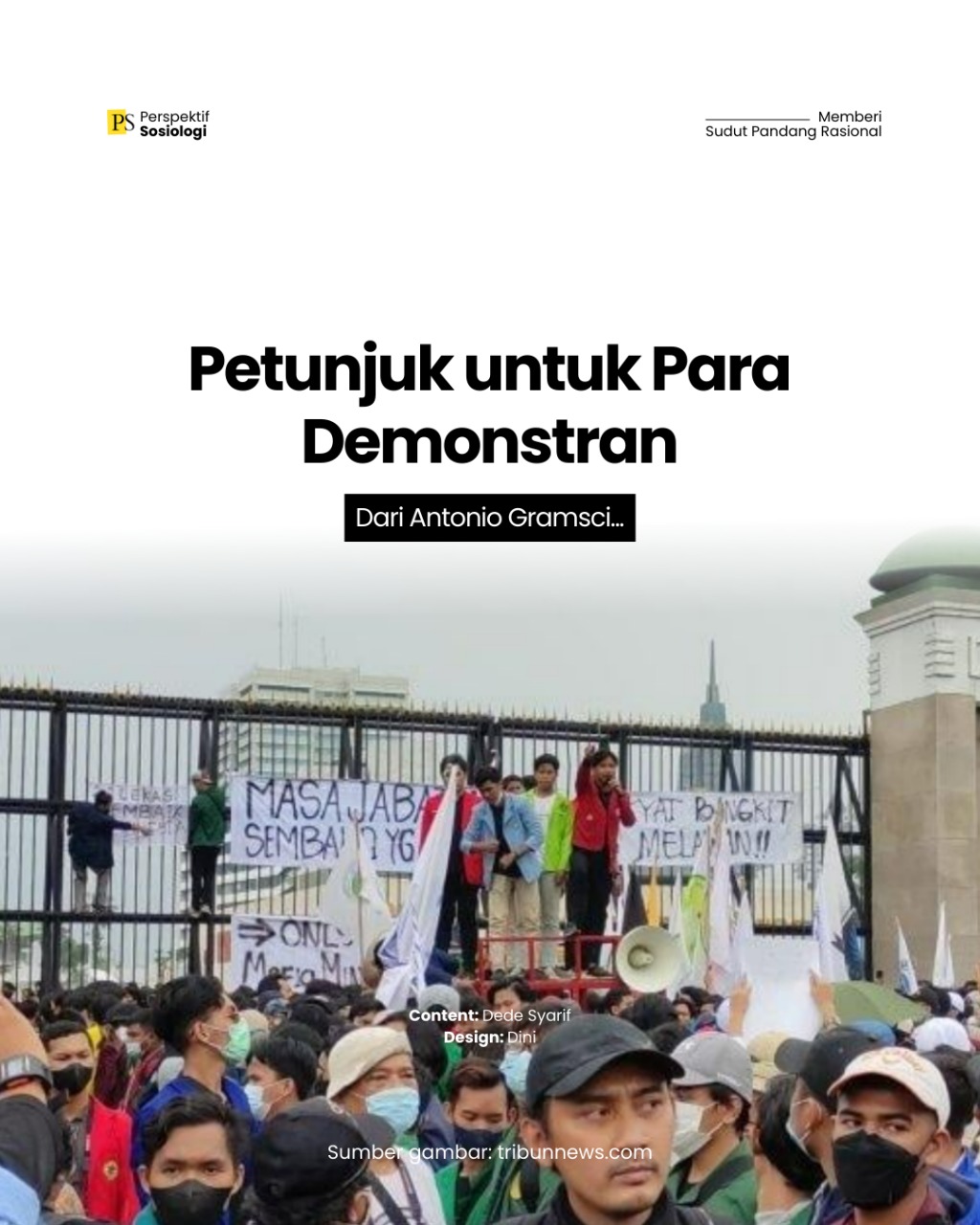 Peta Jalan dari Gramsci untuk Para Demonstran